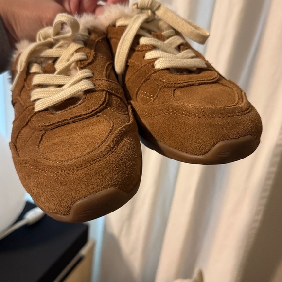 ZARA SPLIT LEATHER SNEAKERS MULE LIKE MIUMIU DUPE - Picture 7 of 10